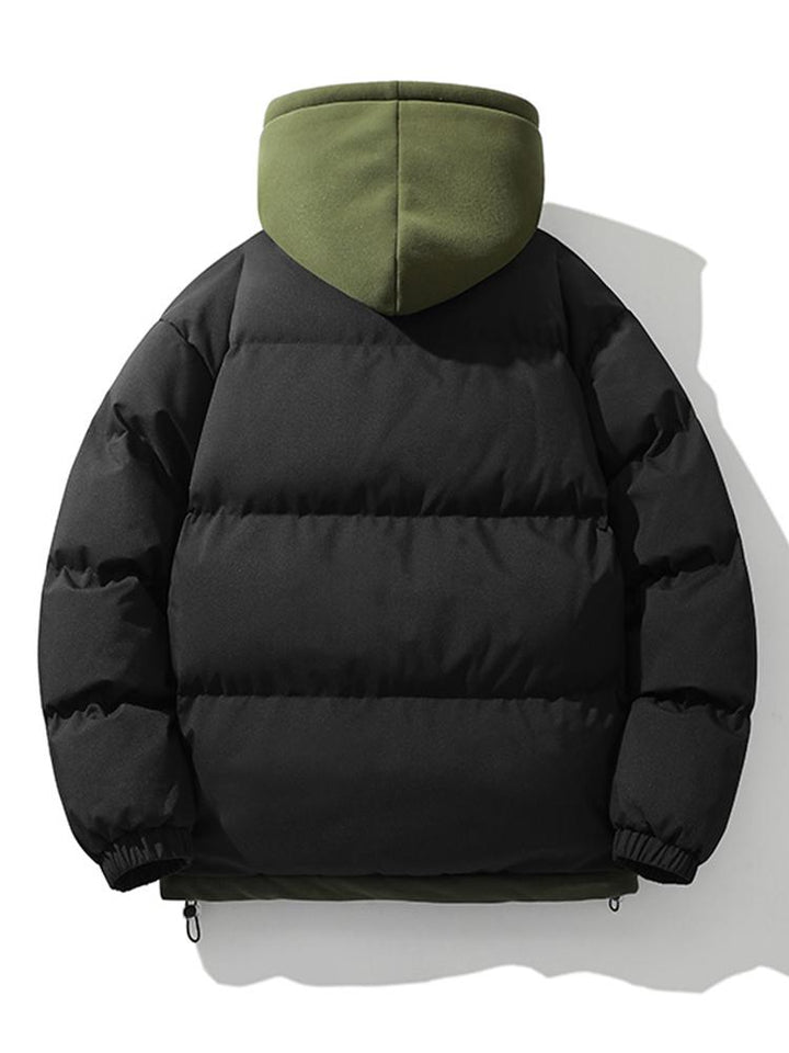 Wesley | Puffer jas met contrasterende capuchon
