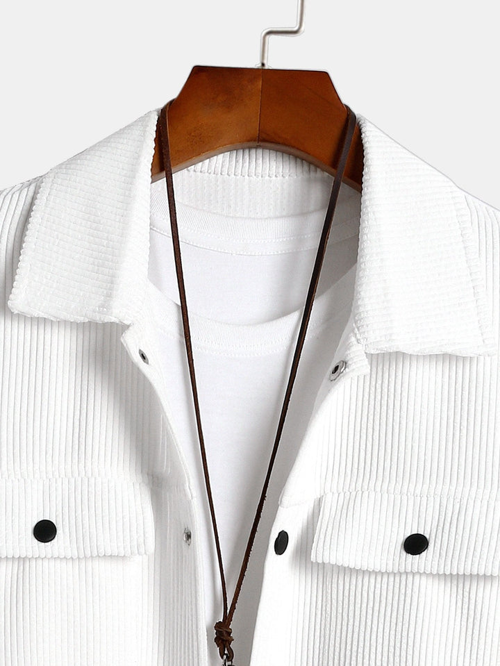 Bert | Corduroy jack met zakken