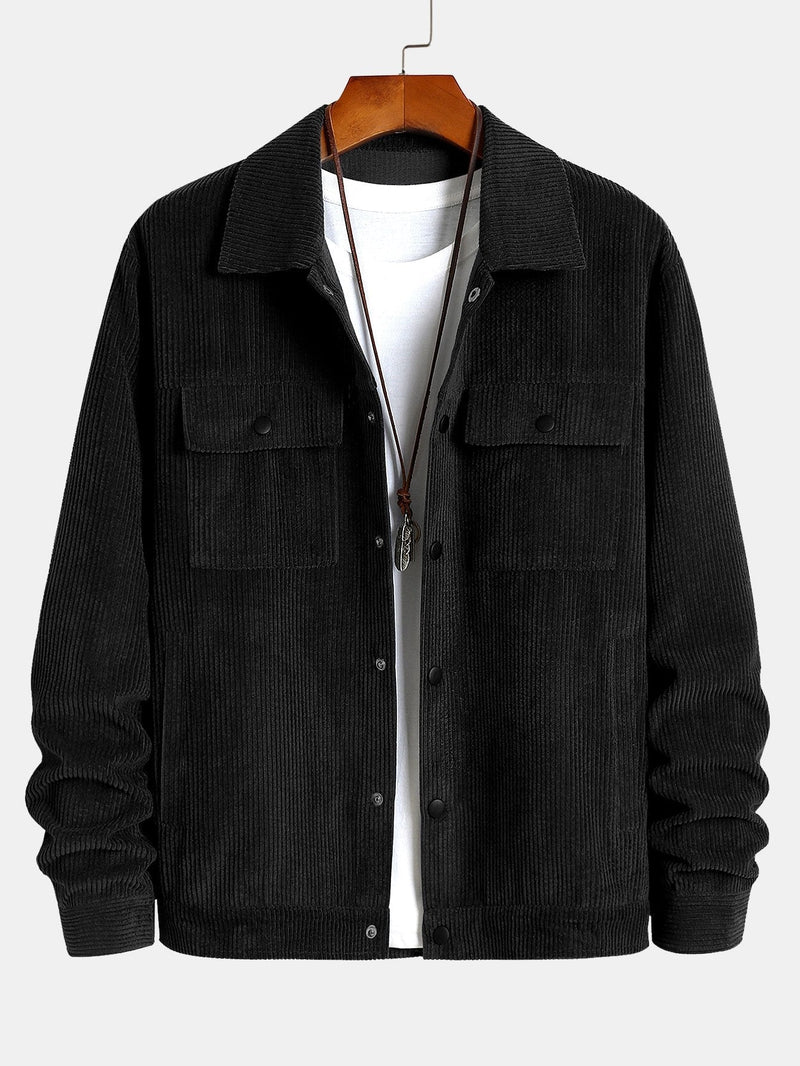 Bert | Corduroy jack met zakken