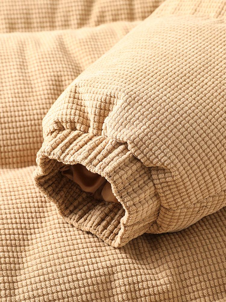 Tobias | Corduroy puffer jas met rits