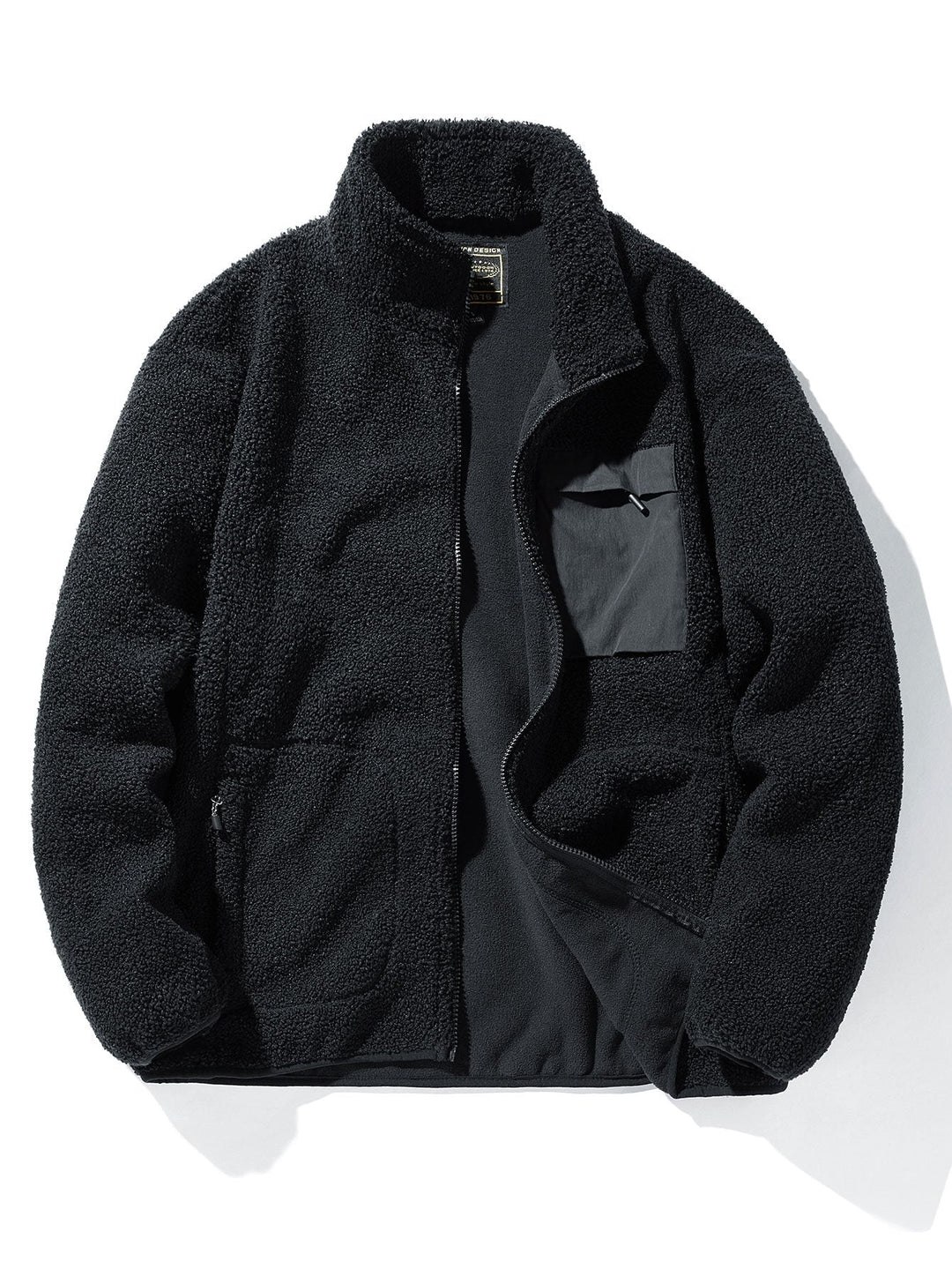 Teun | Teddyfleece jas met rits