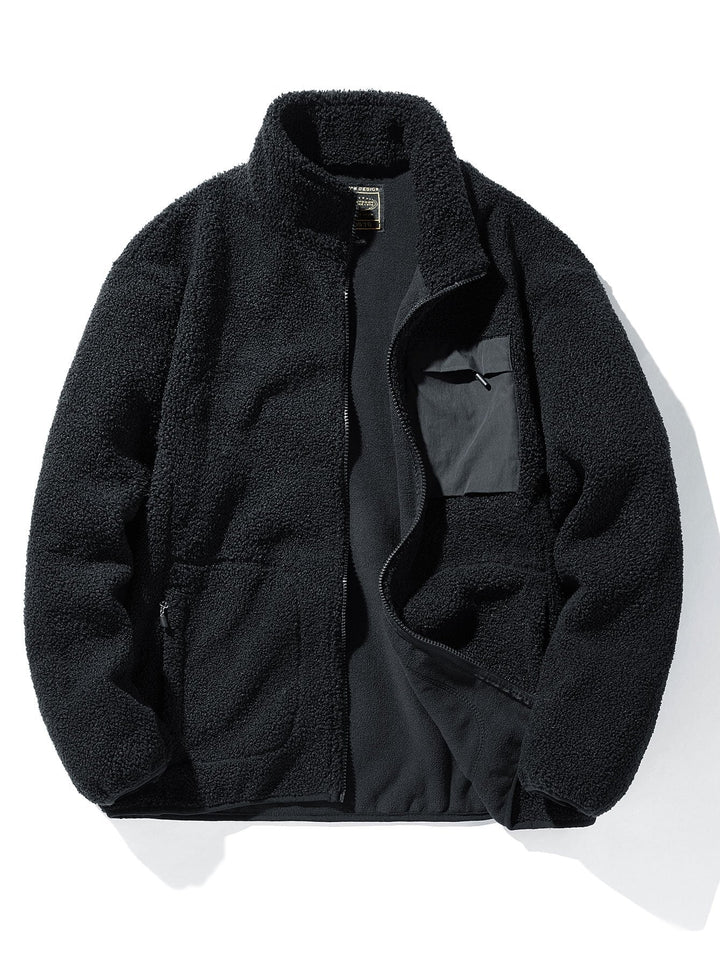 Teun | Teddyfleece jas met rits