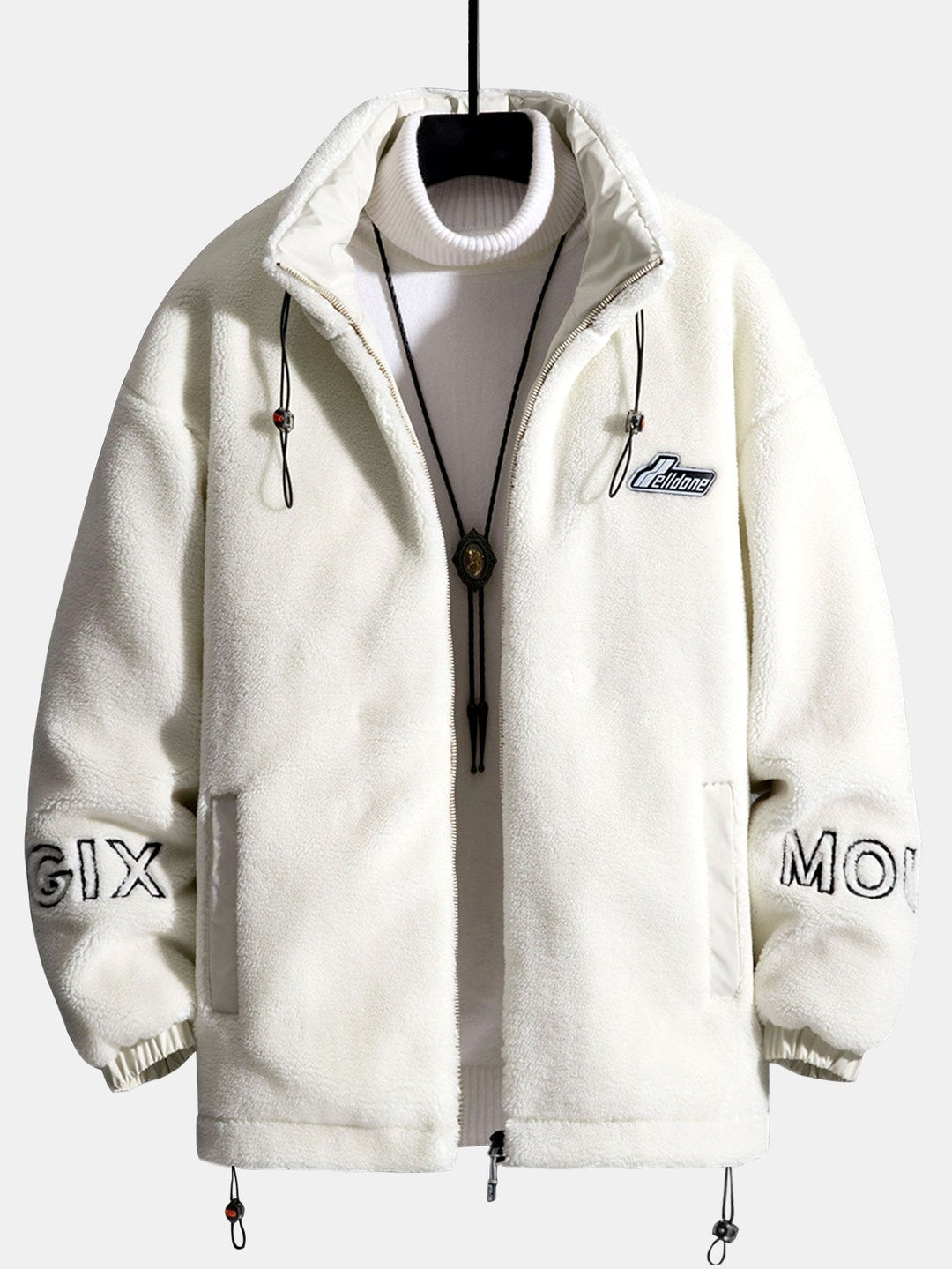 Mees | Teddyfleece jack met rits