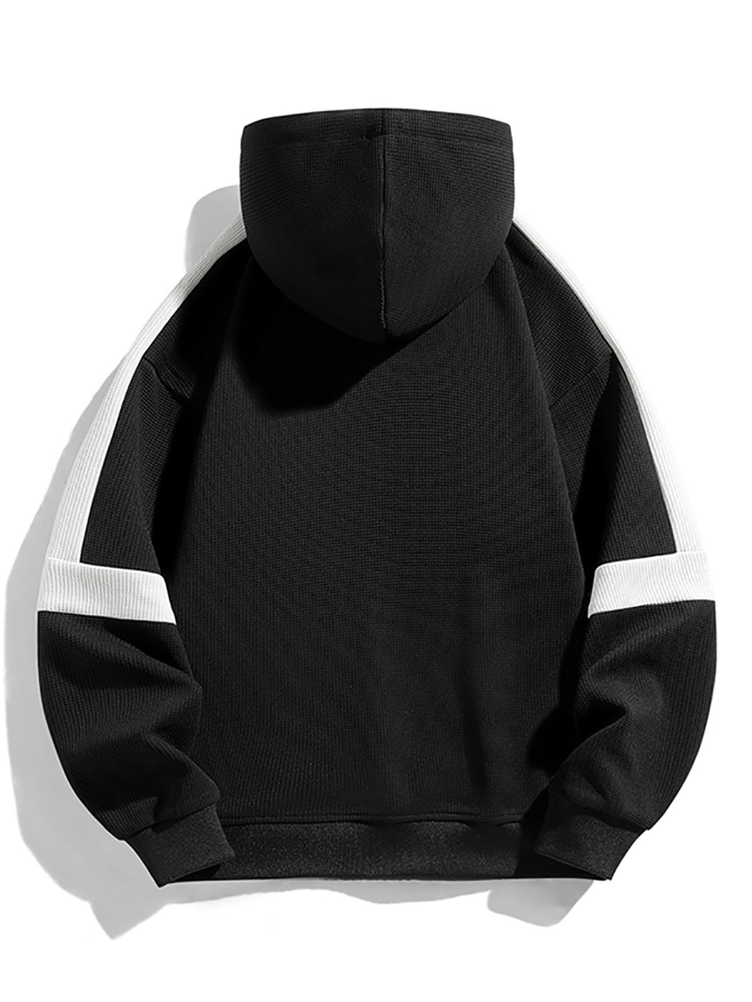 Rijk | Hoodie met kleurvlakken en wafelstructuur