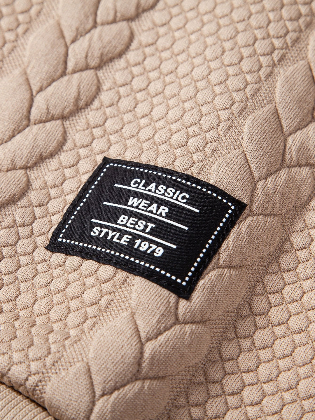 Ties | Hoodie met jacquarddessin, tarwemotief en relaxte pasvorm