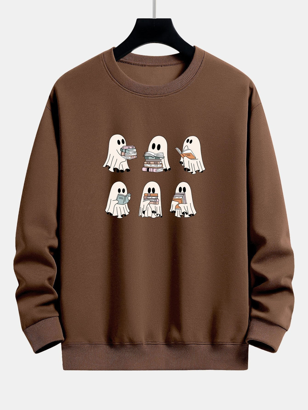 Gijs | Sweater met lezend spookje en relaxte pasvorm