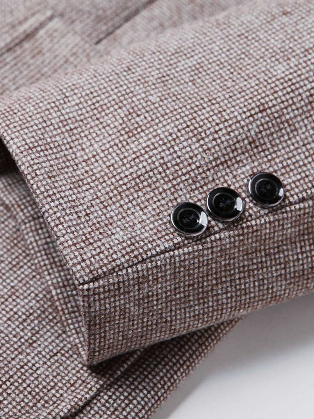 Ties | Blazer met fijne ruit in wollook