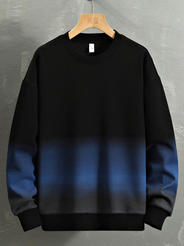 Jonathan | Sweater met kleurverloop en relaxte pasvorm