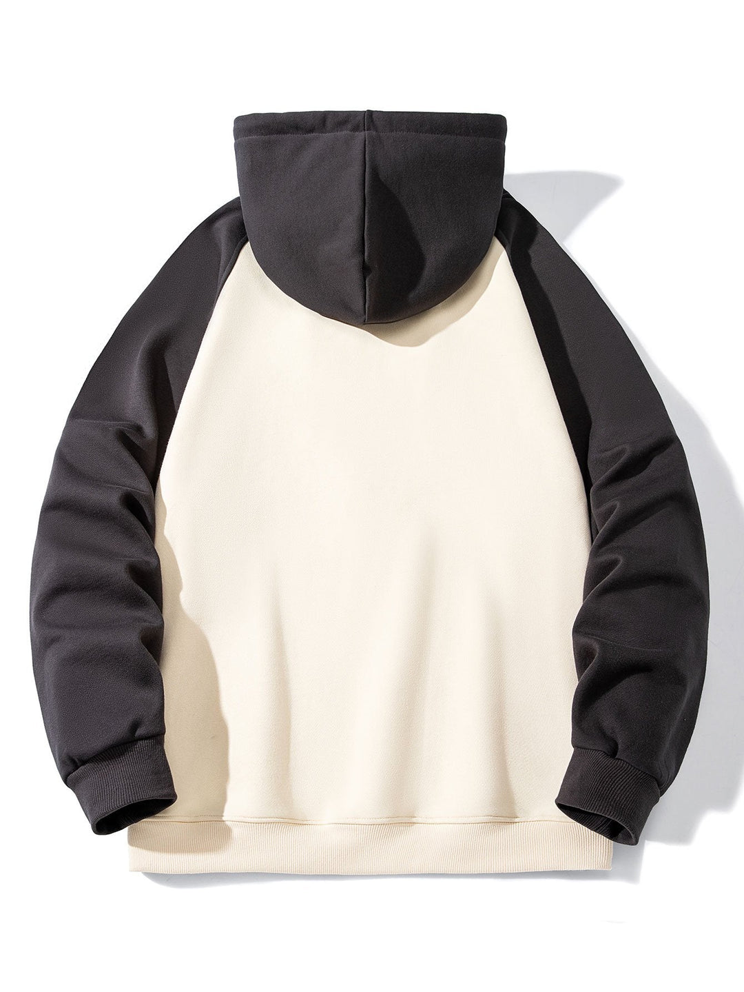 Dolf | Raglanhoodie met patchworkdetails