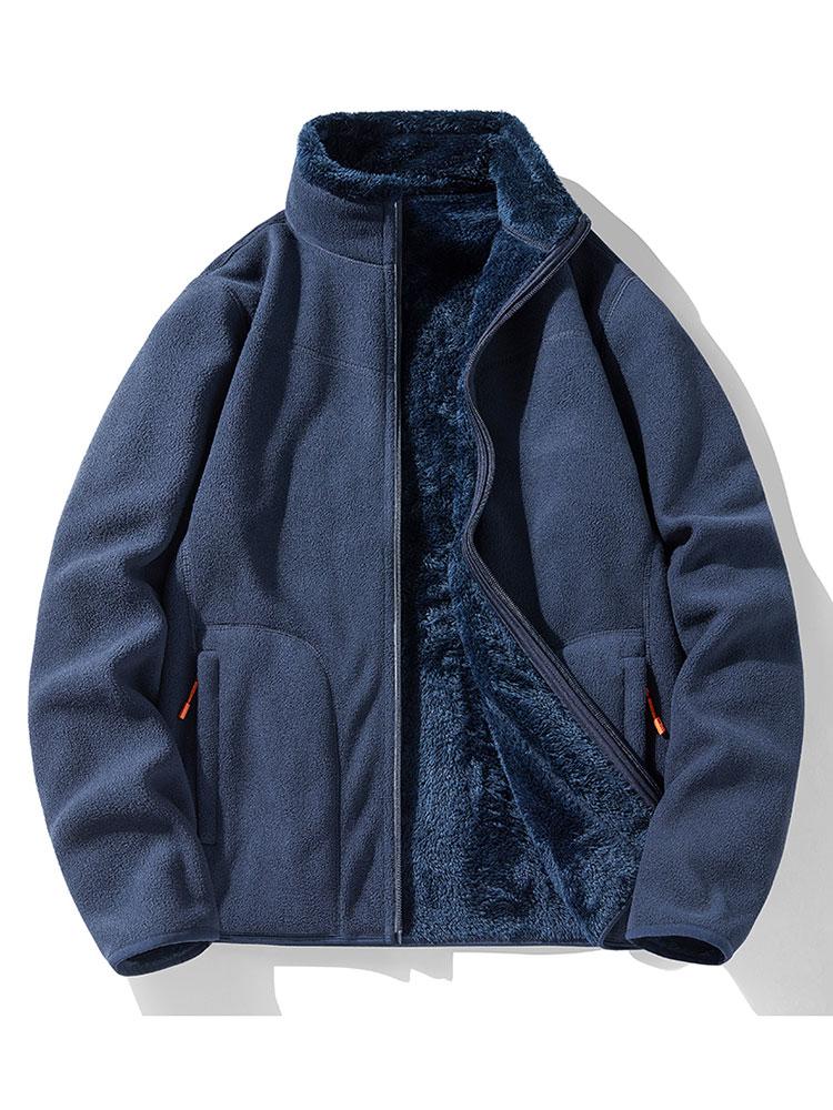 Roy | Omkeerbare teddyfleece jas