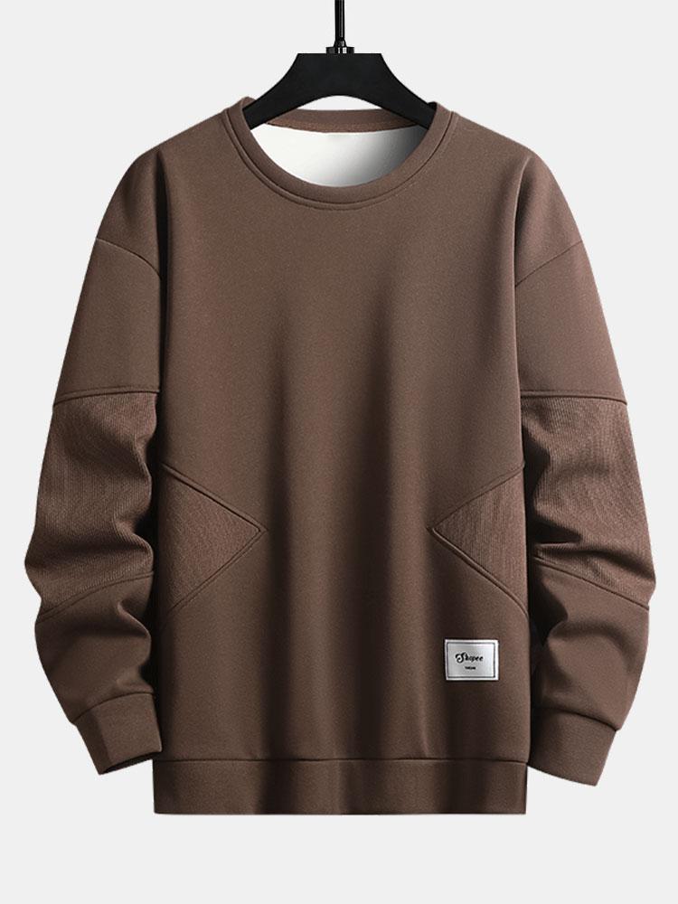 Max | Sweater met structuurmix en ronde hals