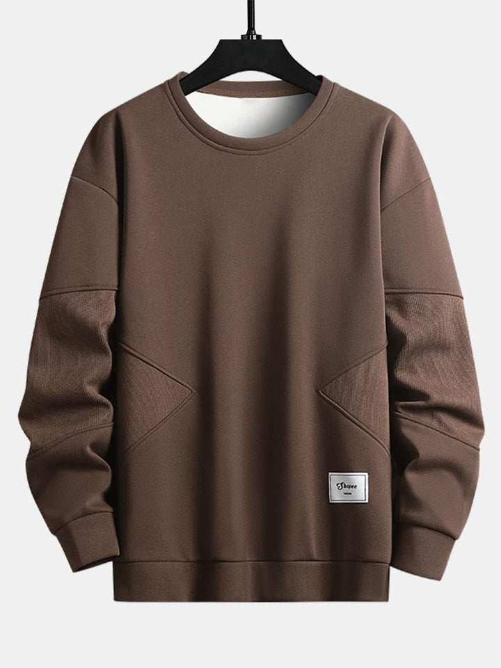 Max | Sweater met structuurmix en ronde hals