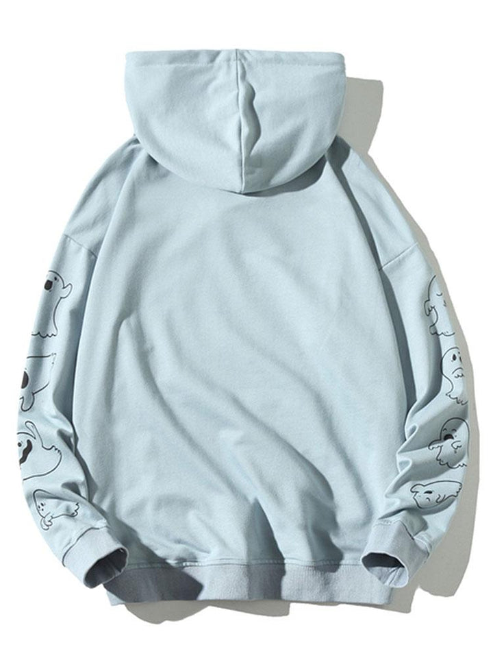 Victor | Hoodie met spookprint en relaxte pasvorm