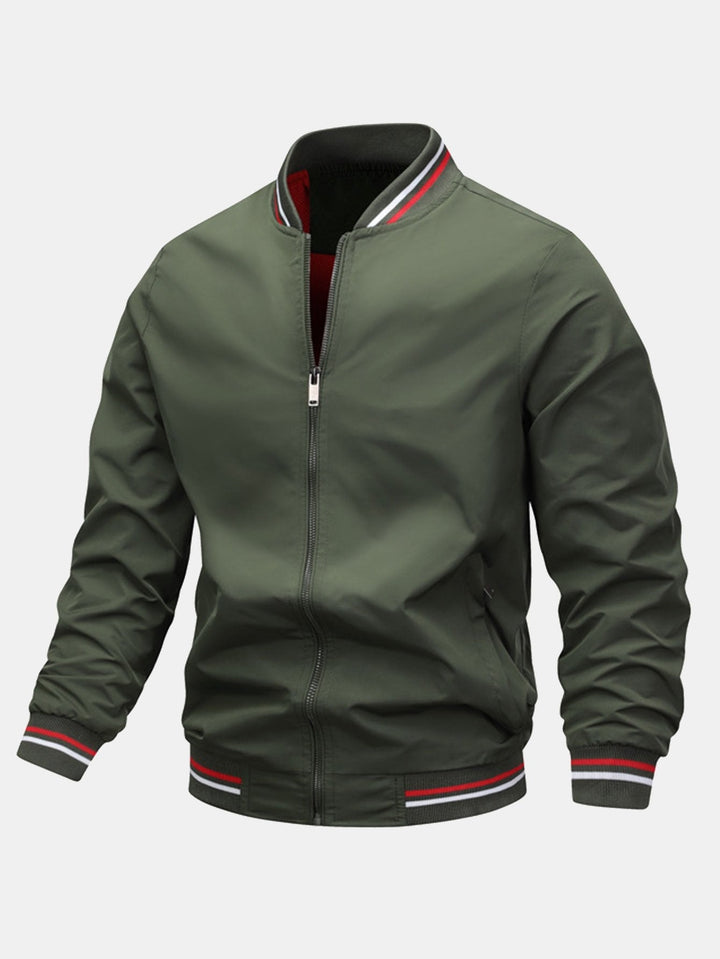 Reinout | Bomber jack met doorlopende rits