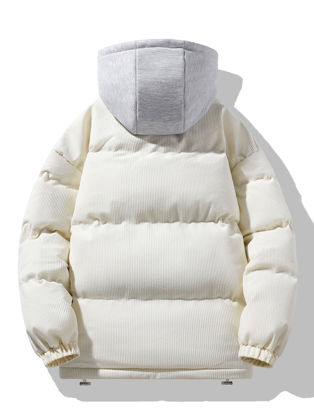 Lucas | 2-in-1 puffer jas met corduroy capuchon