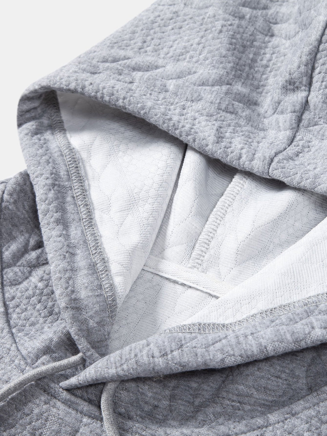 Ties | Hoodie met jacquarddessin, tarwemotief en relaxte pasvorm