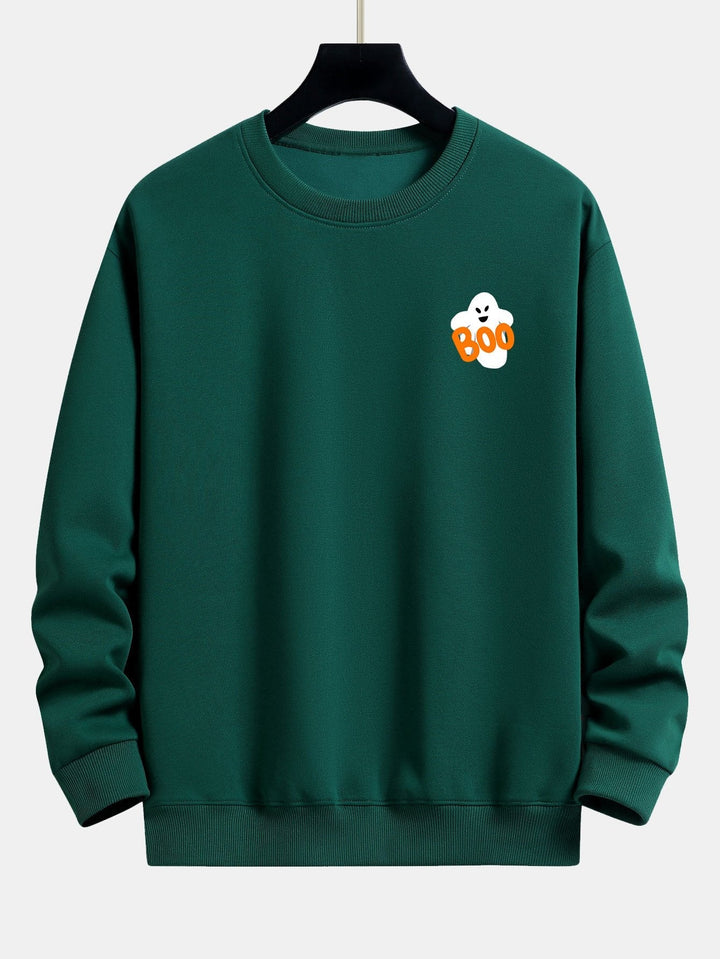 Tim | Sweater met spookprint en relaxte pasvorm