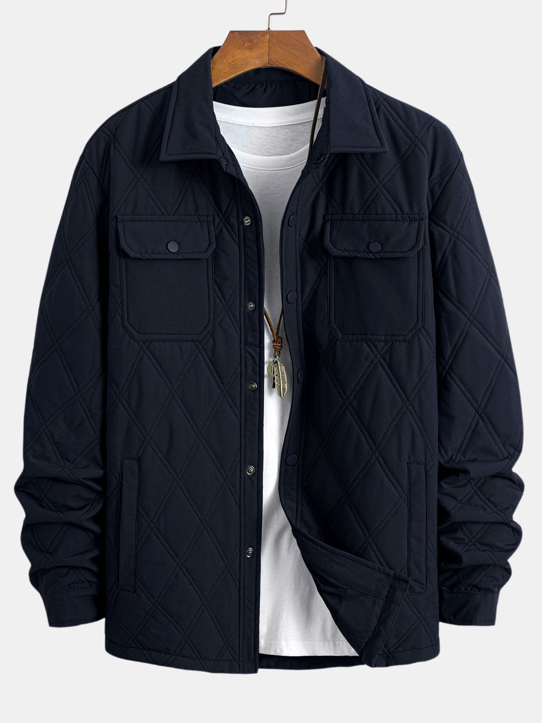 Pim | Winddicht corduroy baseball jack met knoopsluiting