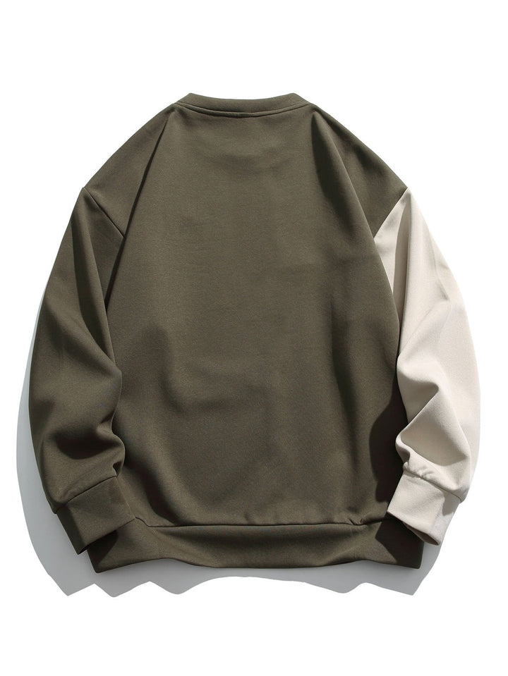 Luuk | Oversized sweater met kleurvlakken