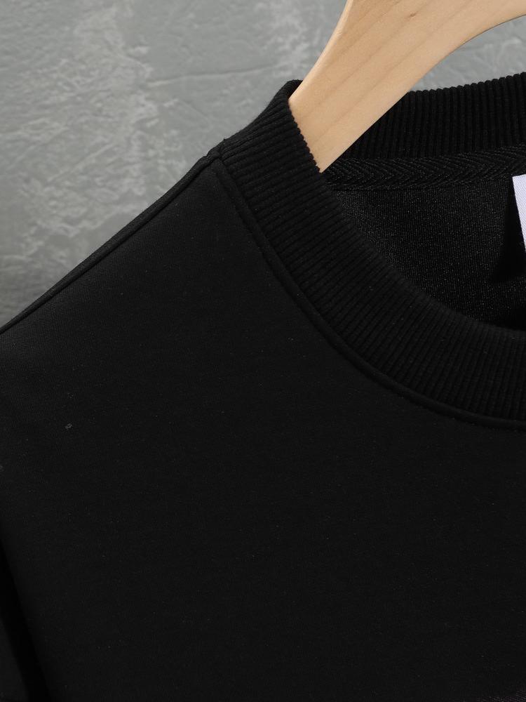 Sven | Sweater met graffiti-tekstprint