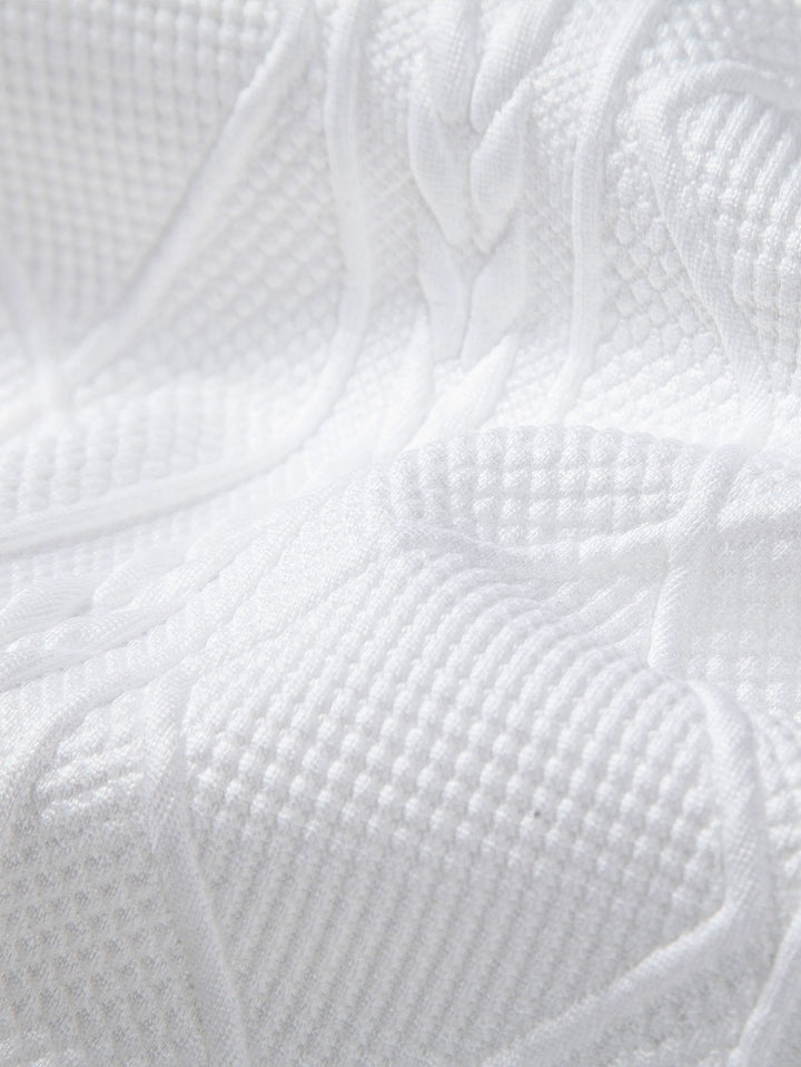 Lodewijk | Hoodie met geometrisch jacquarddessin en relaxte pasvorm