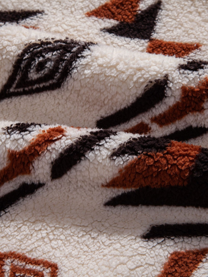 Job | Teddyhoodie met Azteekse print