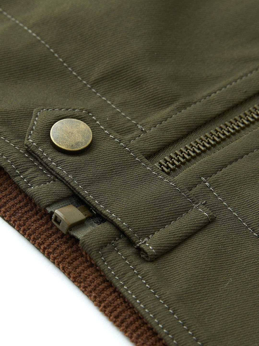 Danny | Jack met corduroy kraag en rits