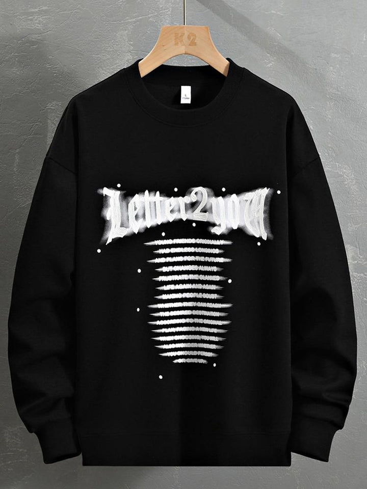 Stijn | Sweater met tekstopdruk