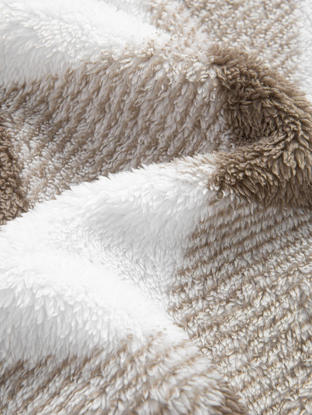 Gerard | Geruite teddyfleece jas met capuchon