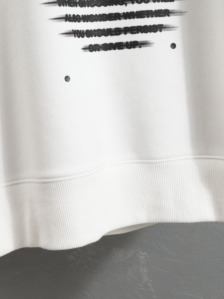Stijn | Sweater met tekstopdruk