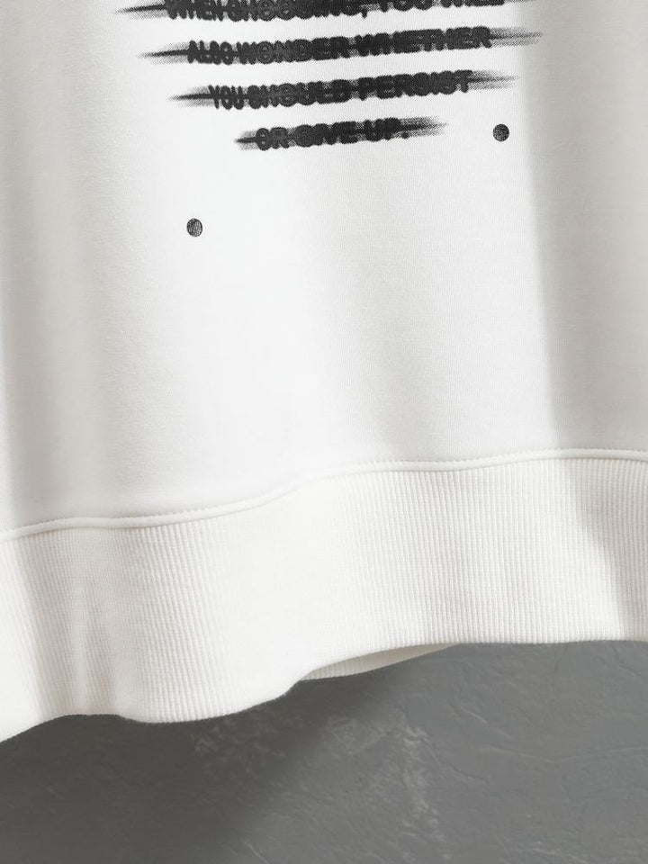 Stijn | Sweater met tekstopdruk