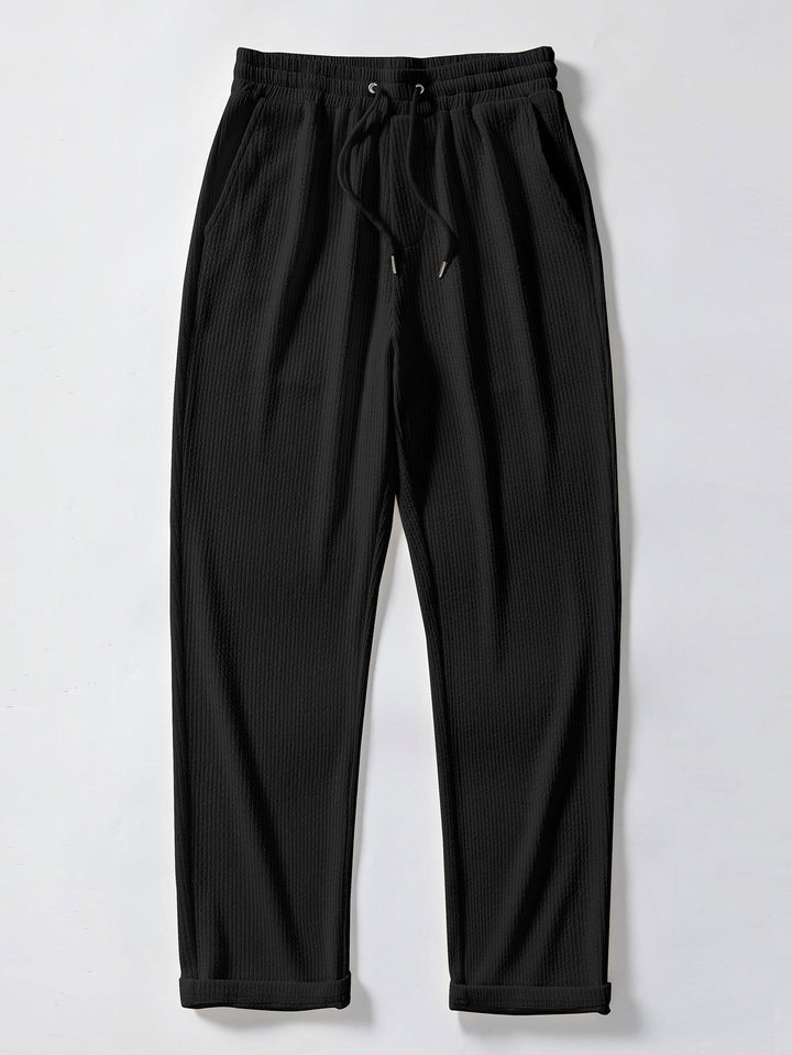 Koen | Geribbelde Broek Straight Leg