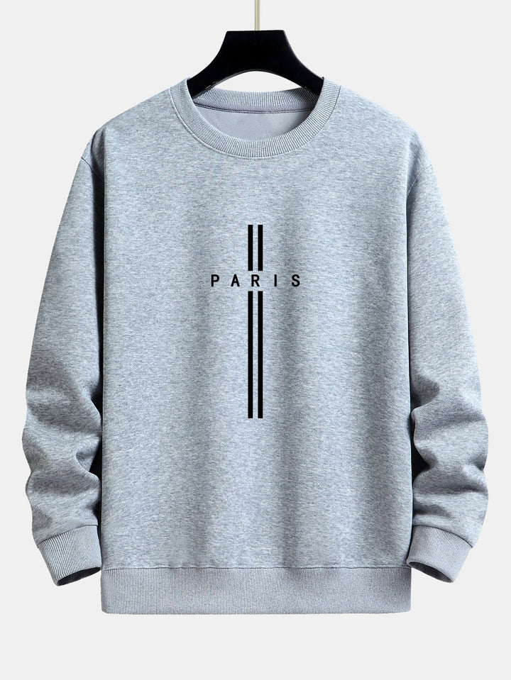 Lex | Sweater met Parijse strepenprint en relaxte pasvorm