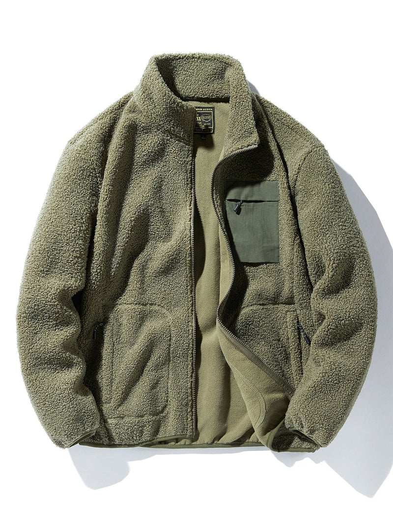Teun | Teddyfleece jas met rits