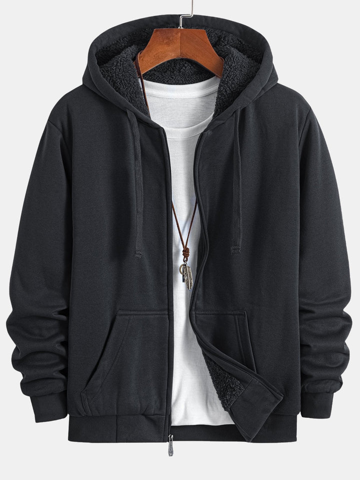 Fedde | Hoodie met teddyfleecevoering