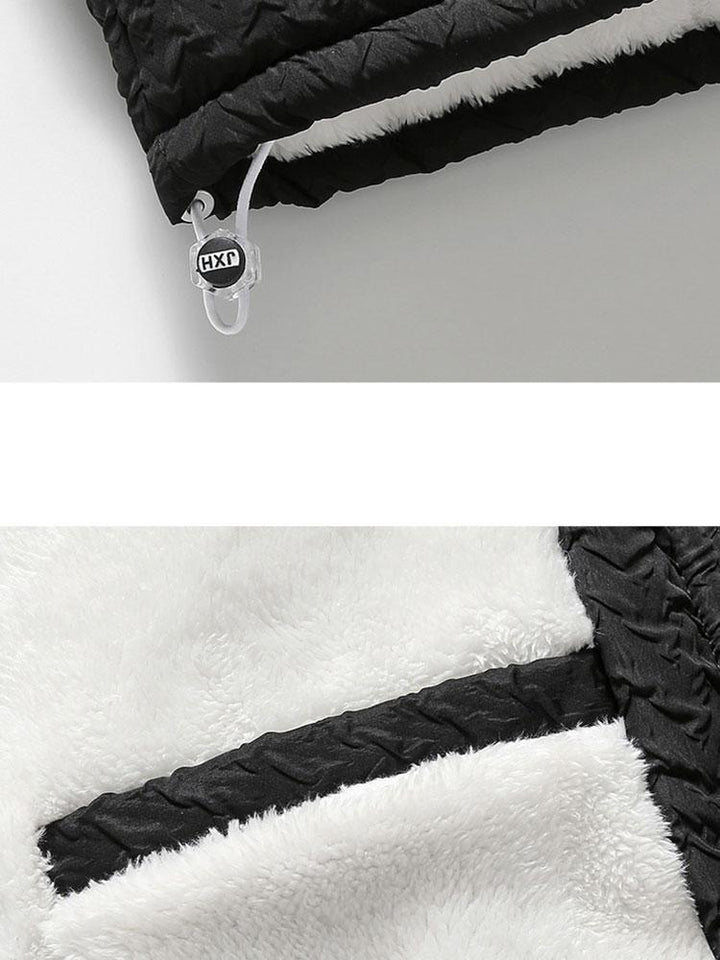 Thijs | Jacquard jas met teddyvoering