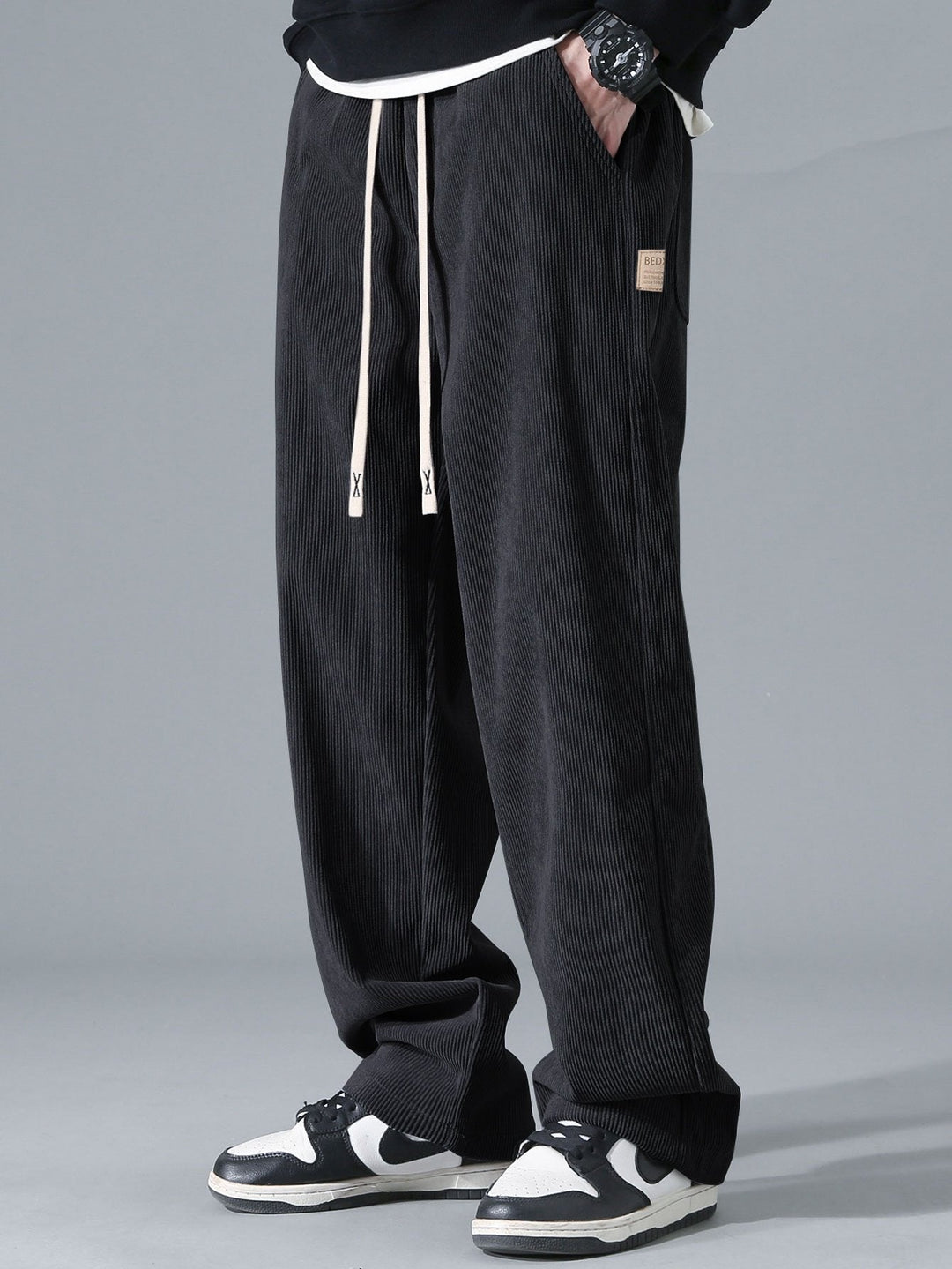 Stef | Rechte Corduroy Broek