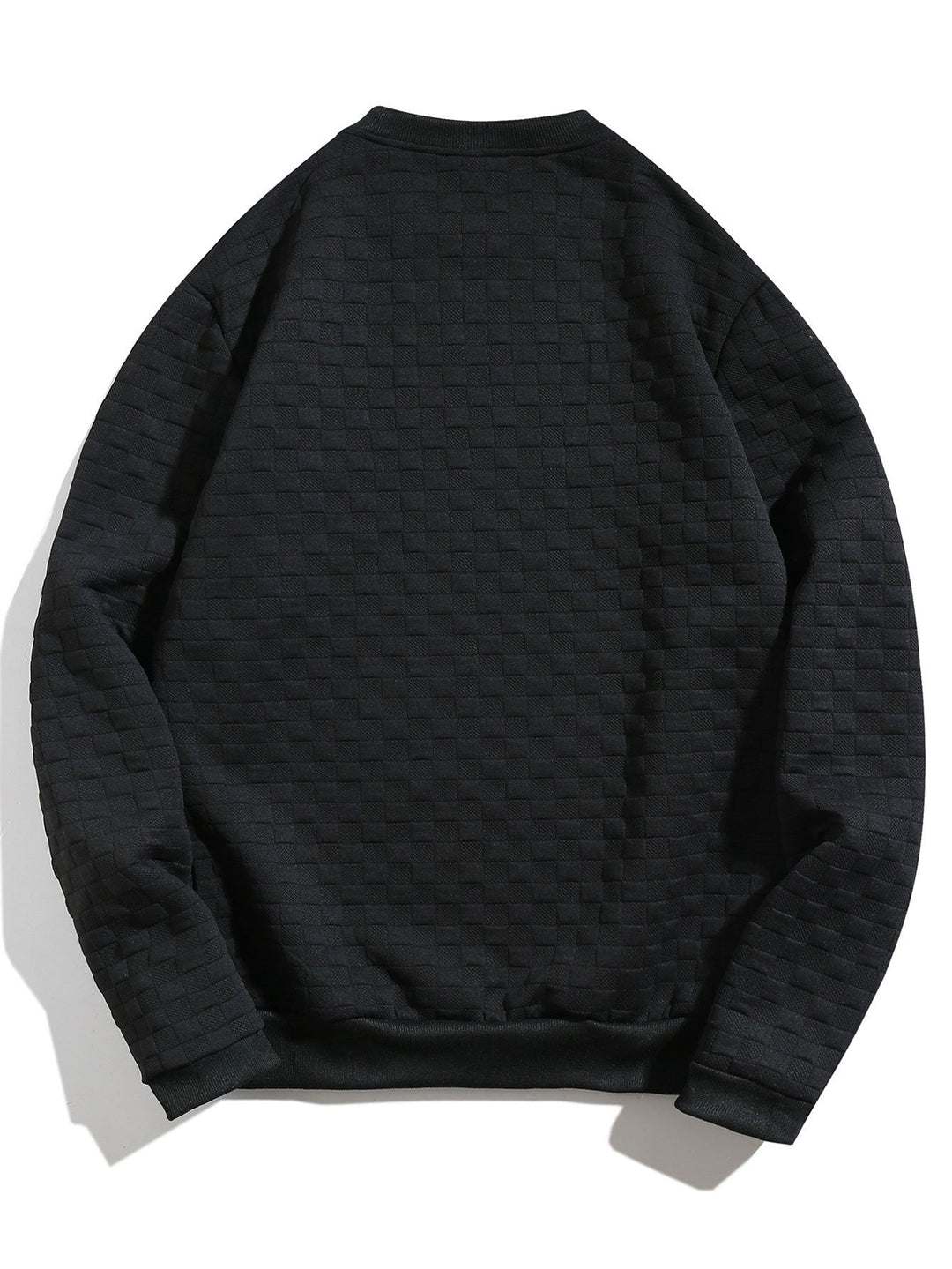 Hidde | Sweater met schaakbordjacquard