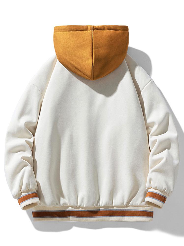 Diederik | Corduroy baseball jack met capuchon