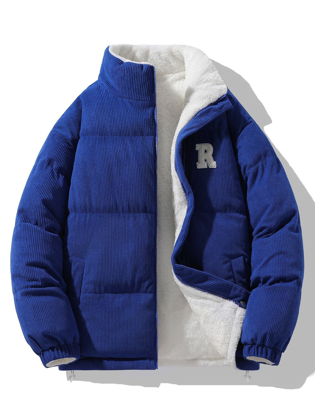 Martijn | Omkeerbare teddy corduroy jas