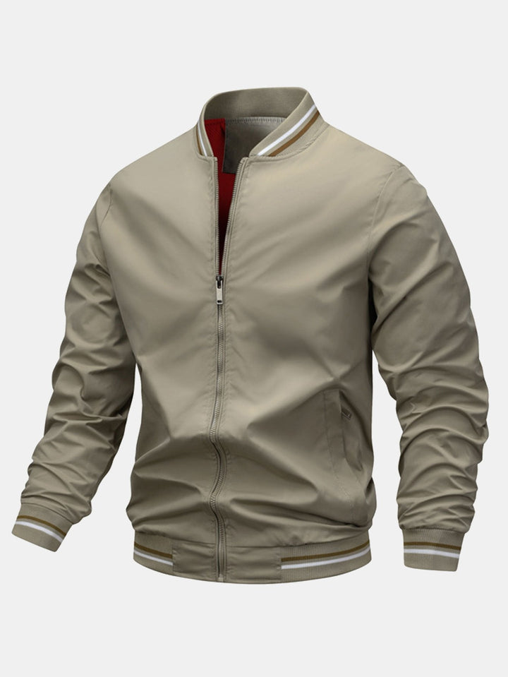 Reinout | Bomber jack met doorlopende rits