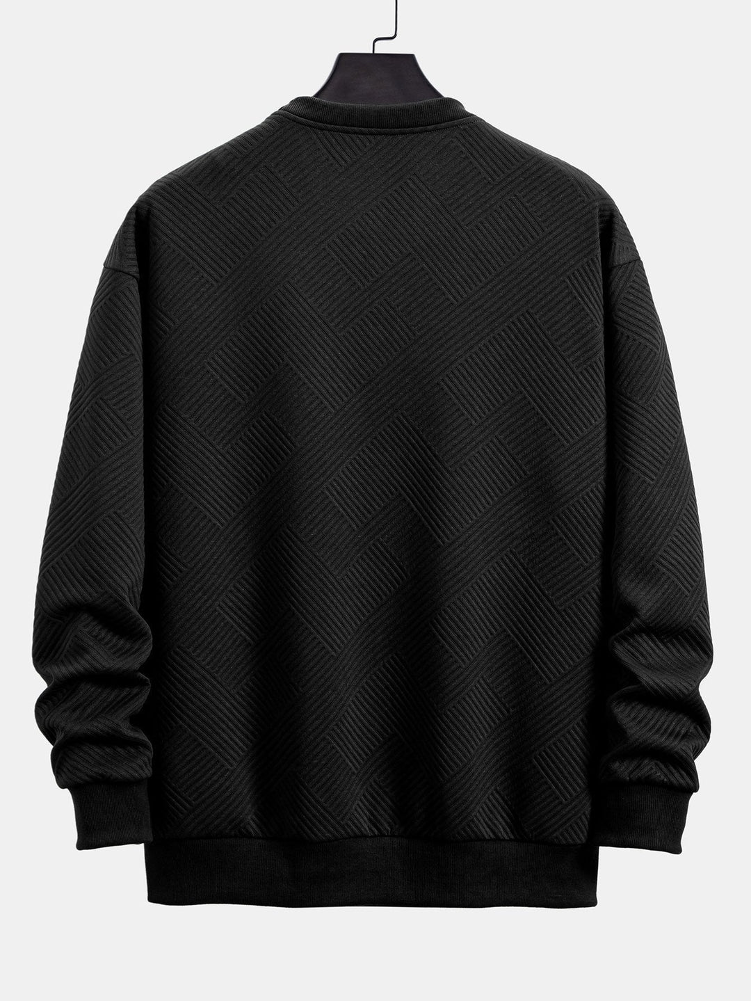 Thomas | Sweater met geometrische strepen en relaxte pasvorm