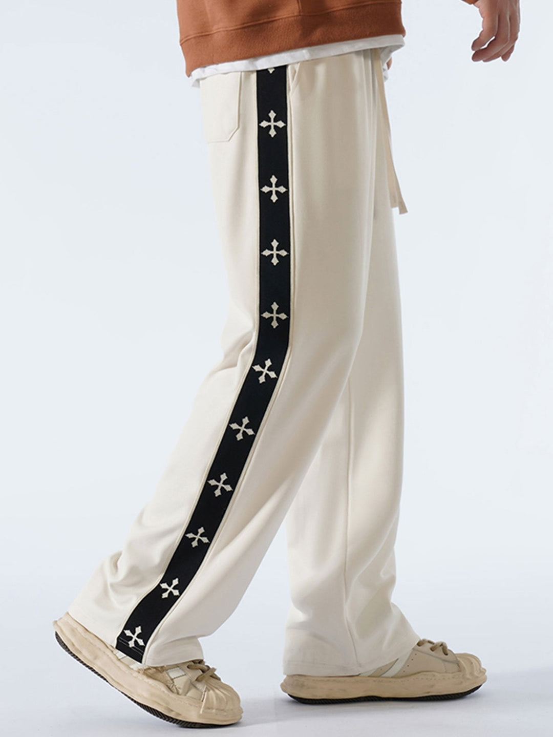 Rens | Pantalon Relax Fit met Zijstreep
