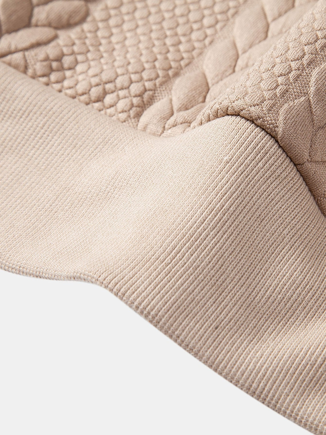 Ties | Hoodie met jacquarddessin, tarwemotief en relaxte pasvorm