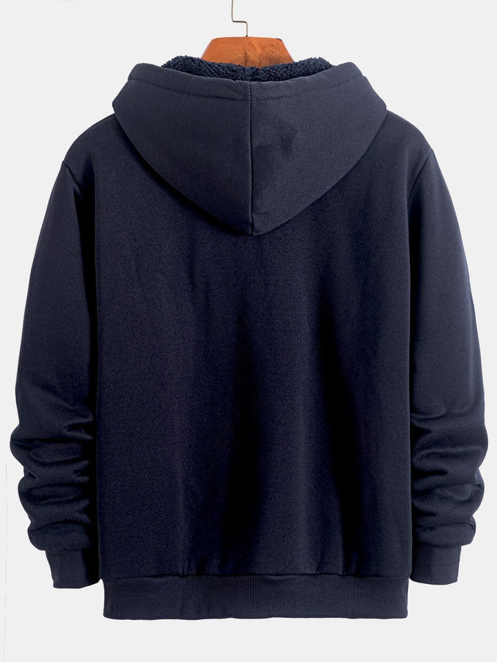Fedde | Hoodie met teddyfleecevoering