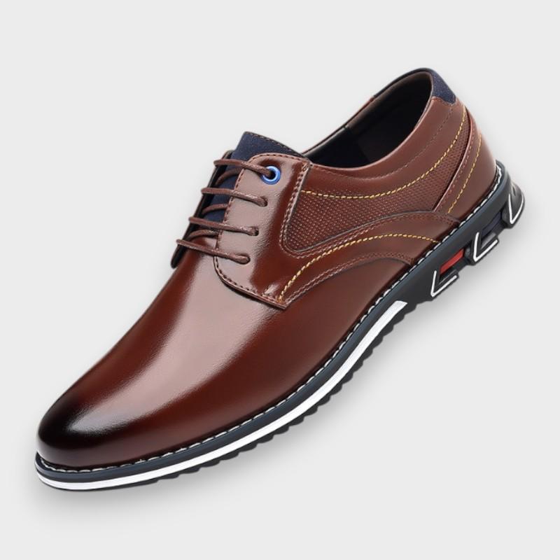 Kaj | Bruine nette veterschoenen