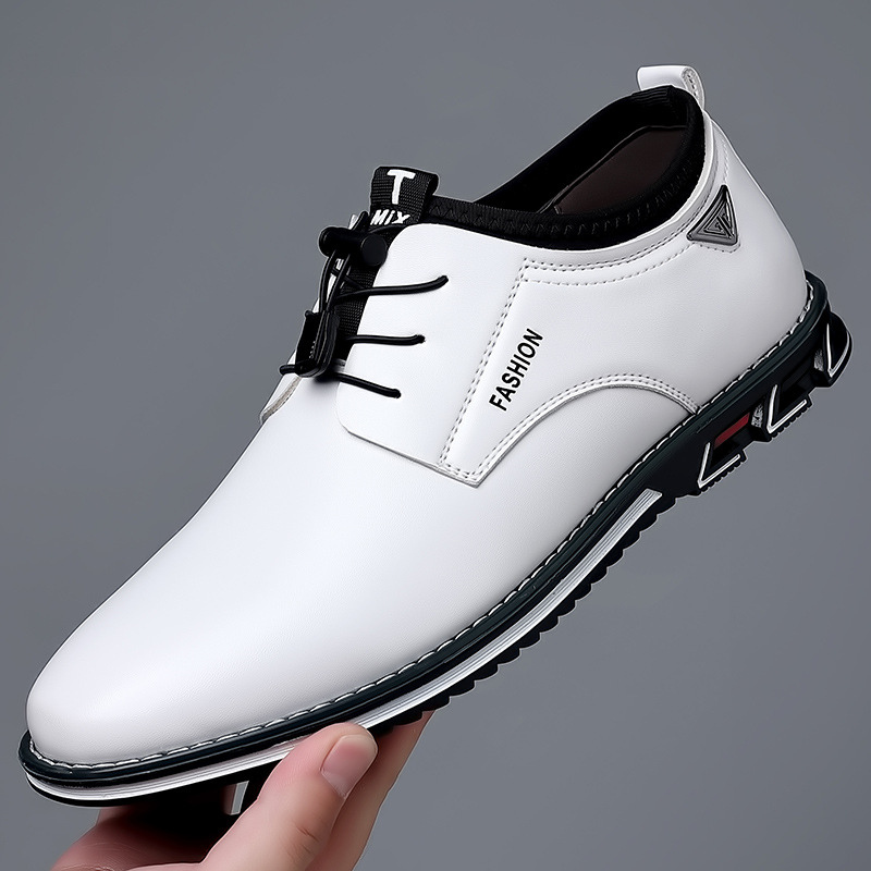 Karst | Zwarte derbyschoenen met glanzende afwerking