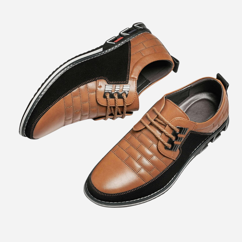 Maikel | Zwarte smart-casual schoenen