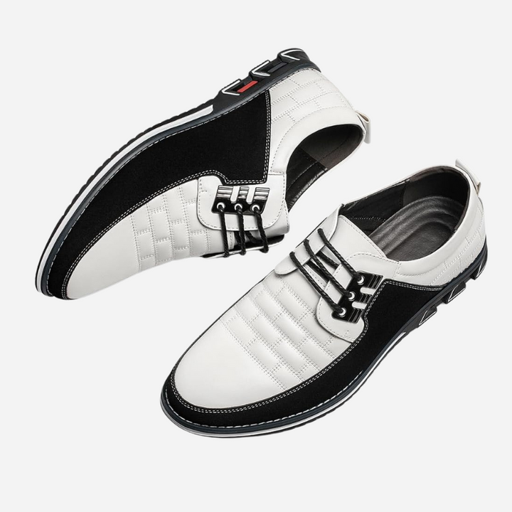 Maikel | Zwarte smart-casual schoenen