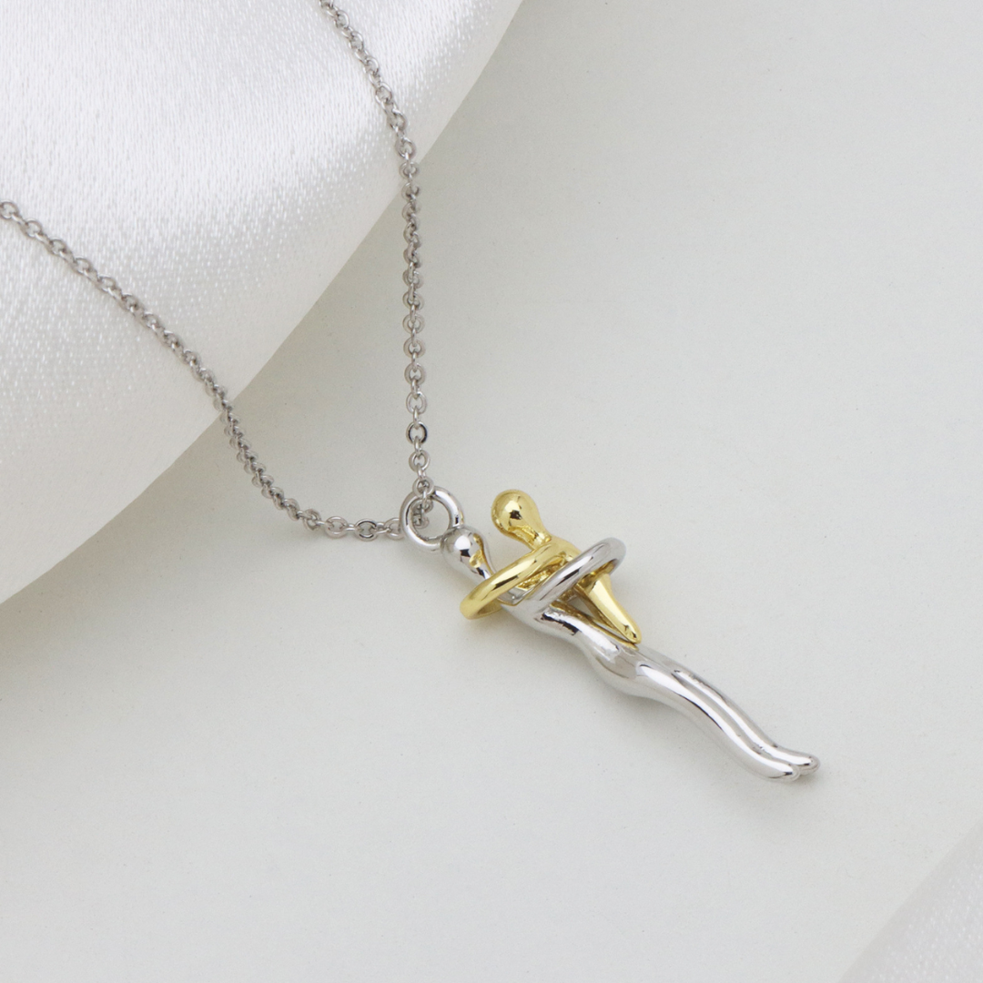 Maaike | Ketting eeuwige omhelzing moeder en kind